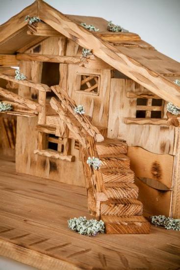 Preview: Weihnachtskrippe (W9) Krippenstall